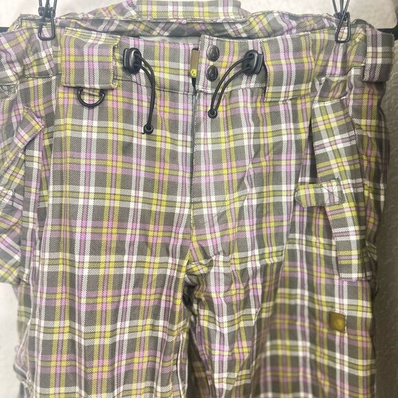 Liquid Boardwear Plaid snowboarding Jacket and Pants Set size XL/TG - Picture 7 of 12